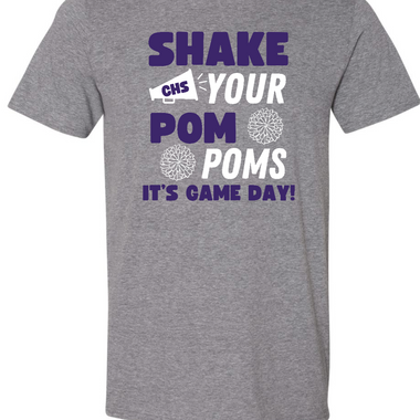CHS CHEER SHAKE YOUR POM POMS T-SHIRT