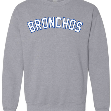 Grady Bronchos Arched Crewneck