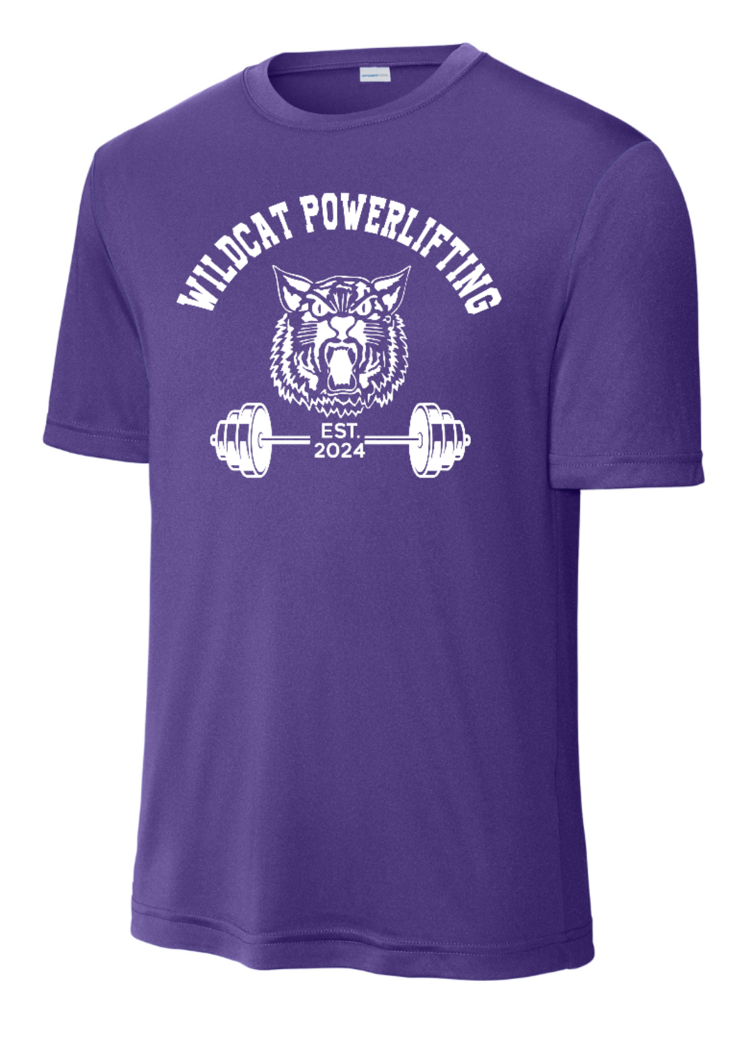 Clovis Wildcat Powerlifting Athletic TShirt