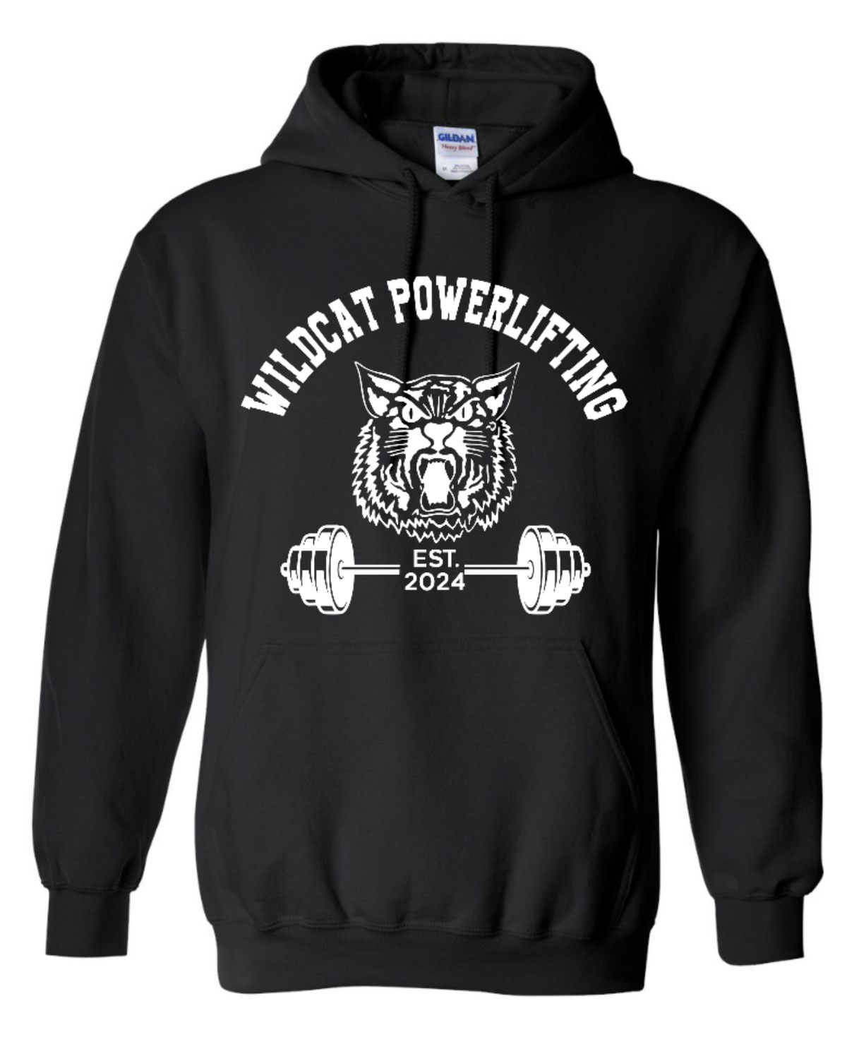 Clovis Wildcat Powerlifting Hoodie