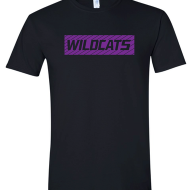 Clovis Wildcat Baseball Black TShirt