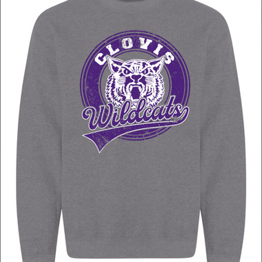 Clovis Wildcats Crew Neck