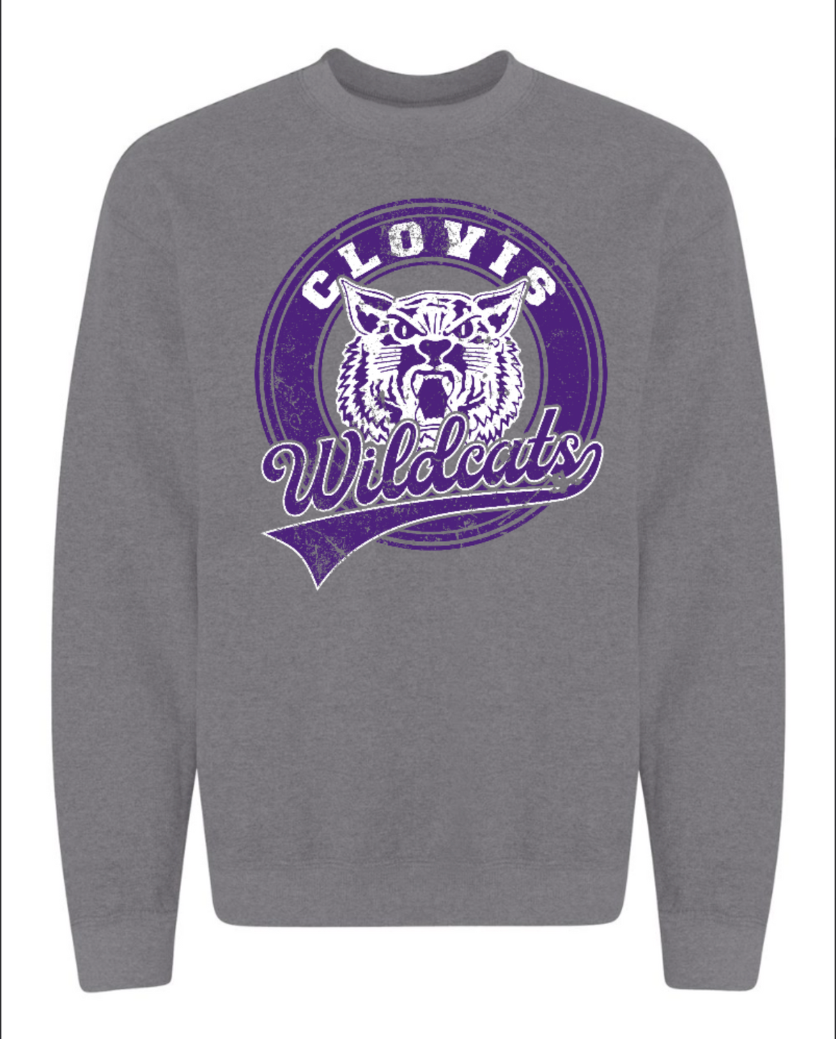 Clovis Wildcats Crew Neck