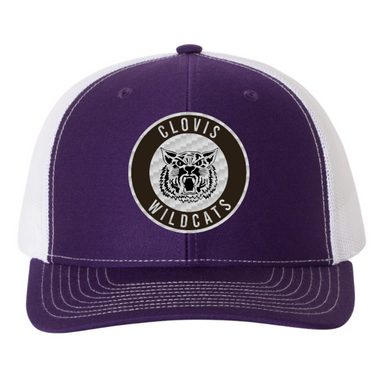 CLOVIS C PUFF EMBROIDERY TRUCKER HAT