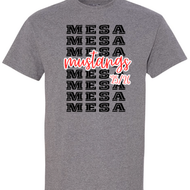 Mesa Mustangs Grey 2025