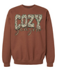 Cozy Season Camo Crewneck Cocoa