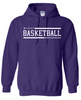 Clovis Wildcat Basketball Purple Hoodie