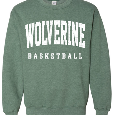 Texico Wolverines Basketball Crewneck