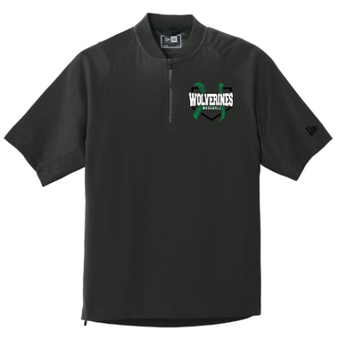 NE Baseball Batting Cage Short Sleeve 1/4 Zip
