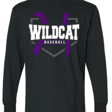 Clovis Wildcat Baseball Long Sleeve TShirt