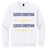 Clovis Christian Script Crewneck Sweatshirt