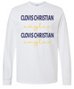 Clovis Christian Script Long Sleeve T-Shirt