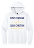 Clovis Christian Script Hooded Sweatshirt