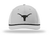 Logan Longhorn Grey Richardson Hat
