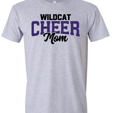 CHS CHEER WILDCAT CHEER MOM T-SHIRT