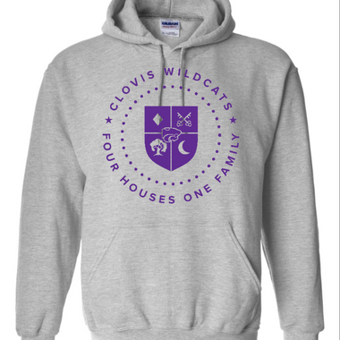 CMS Four Houses One Family Hoodie