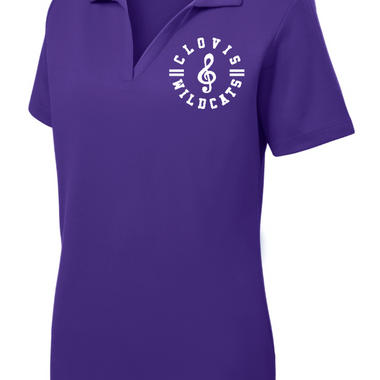 CLOVIS WILDCAT BAND WOMEN'S POLO