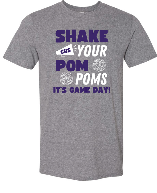 CHS CHEER SHAKE YOUR POM POMS T-SHIRT