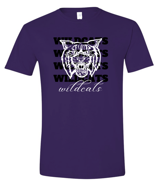 CHS CHEER GO WILDCATS T-SHIRT