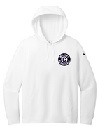 Clovis Wildcat Basketball Womens Badge Nike Fleece Hoodie