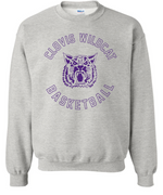 Clovis Wildcat Basketball Crewneck