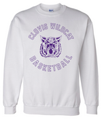 Clovis Wildcat Basketball Crewneck