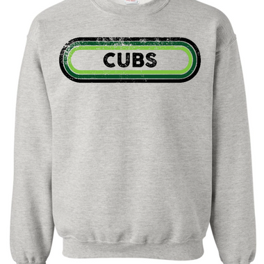 Gattis  Retro Badge Crewneck - Ash