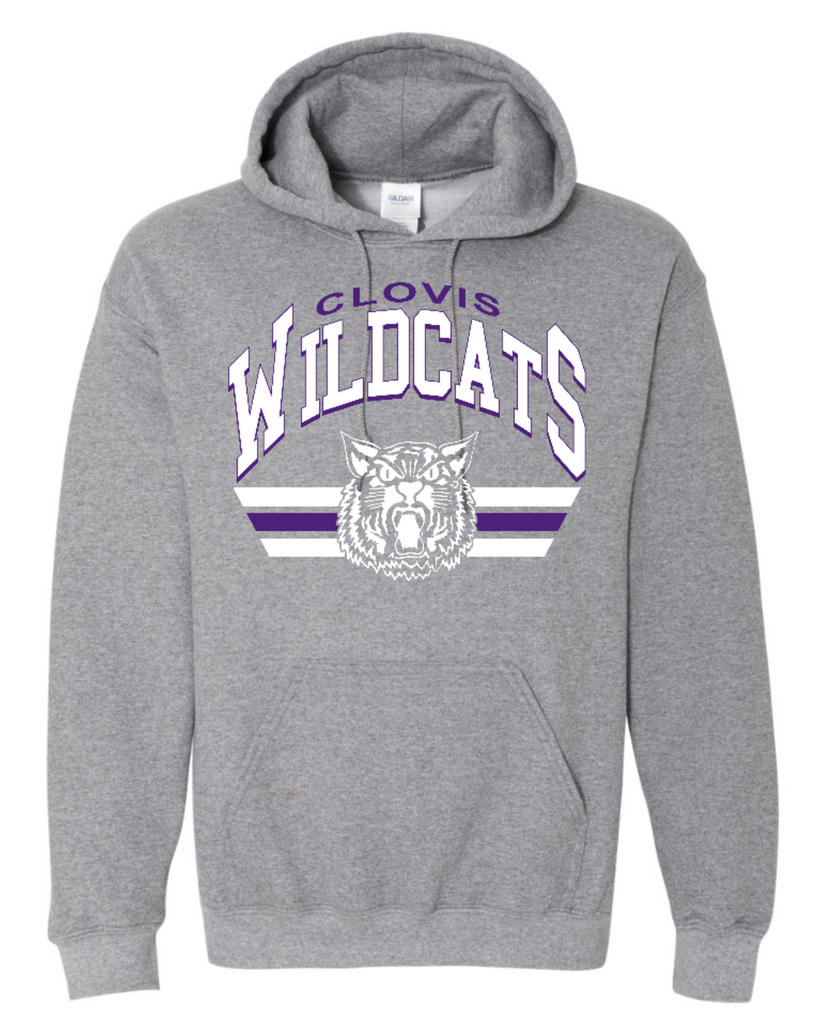 Clovis Wildcat Football Hoodie