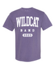 Clovis Wildcat Band Comfort Colors Purple T-Shirt