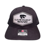 Clovis Wildcat Band Trucker Patch Hat in Purple Or Black