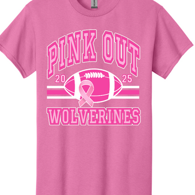 Texico Wolverines Pink Out TShirt