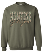 Hunting Season Camo Crewneck Military Green