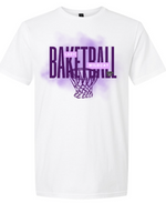 Lady Wildcat Basketball with Hoop