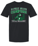 Texico Wolverines State Football 3 Peat- ROSTER ON BACK Short Sleeve