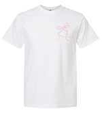Valentines Day Tshirt Rbbon Bow