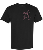 Valentines Day Tshirt Rbbon Bow
