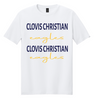 Clovis Christian Script T-Shirt
