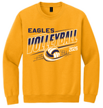 Clovis Christian Volleyball Crewneck Sweatshirt