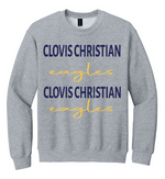 Clovis Christian Script Crewneck Sweatshirt