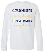 Clovis Christian Script Long Sleeve T-Shirt