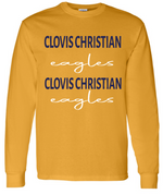 Clovis Christian Script Long Sleeve T-Shirt