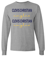 Clovis Christian Script Long Sleeve T-Shirt