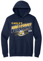Clovis Christian Volleyball Hooded Sweatshirt