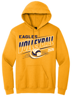 Clovis Christian Volleyball Hooded Sweatshirt