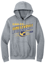 Clovis Christian Volleyball Hooded Sweatshirt