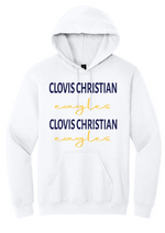 Clovis Christian Script Hooded Sweatshirt