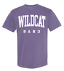 Clovis Wildcat Band Comfort Colors Purple T-Shirt