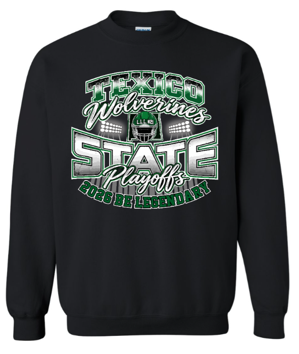 Texico Football Playoff Crewneck