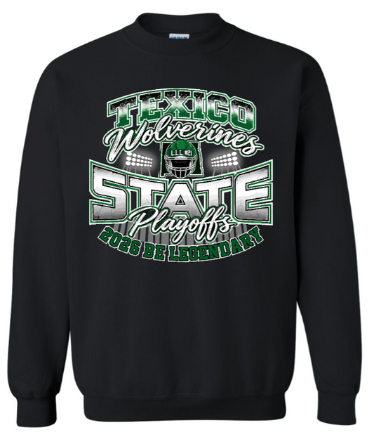Texico Football Playoff Crewneck