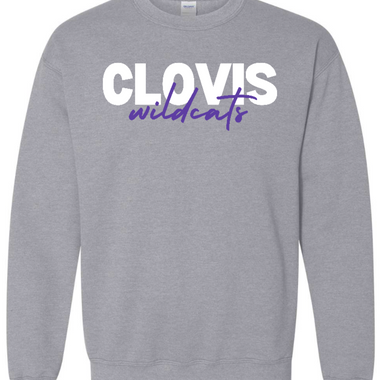 CMS CLOVIS WILDCATS CREWNECK